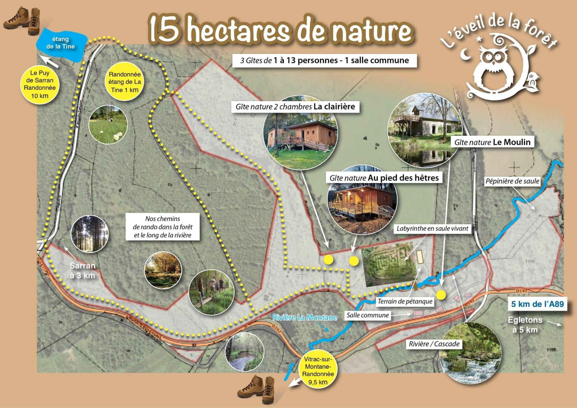 Gite Nature Le Moulin Vitrac-sur-Montane Luaran gambar